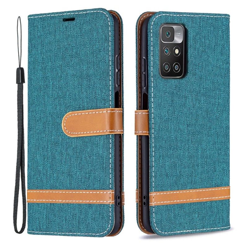 Folio-hoesje voor Xiaomi Redmi 10 Stoffen Bekleding