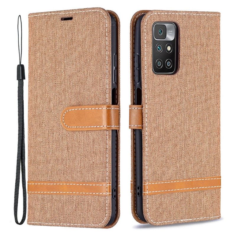 Folio-hoesje voor Xiaomi Redmi 10 Stoffen Bekleding