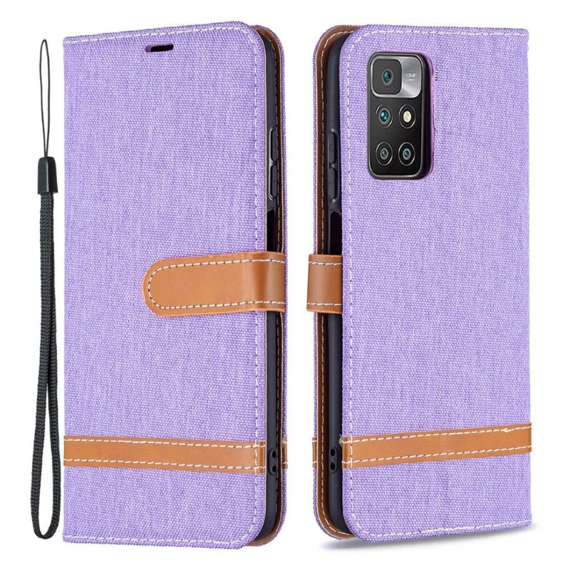 Folio-hoesje voor Xiaomi Redmi 10 Stoffen Bekleding