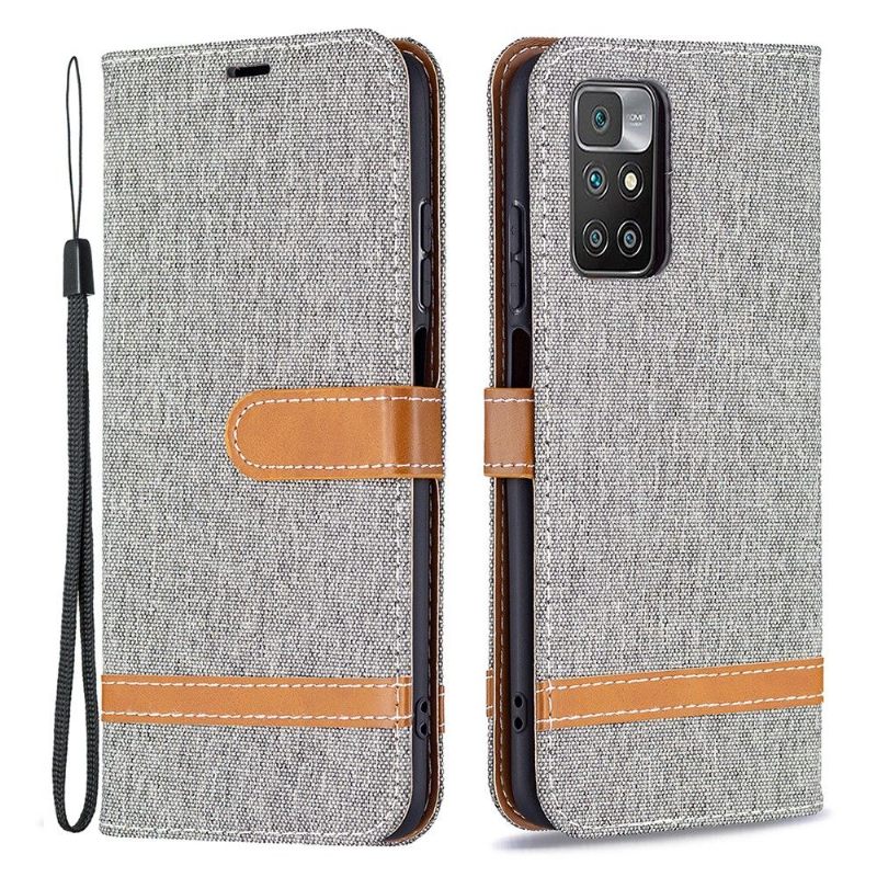 Folio-hoesje voor Xiaomi Redmi 10 Stoffen Bekleding