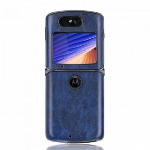 Hoesje voor Motorola Razr 5G Lychee Kunstleer