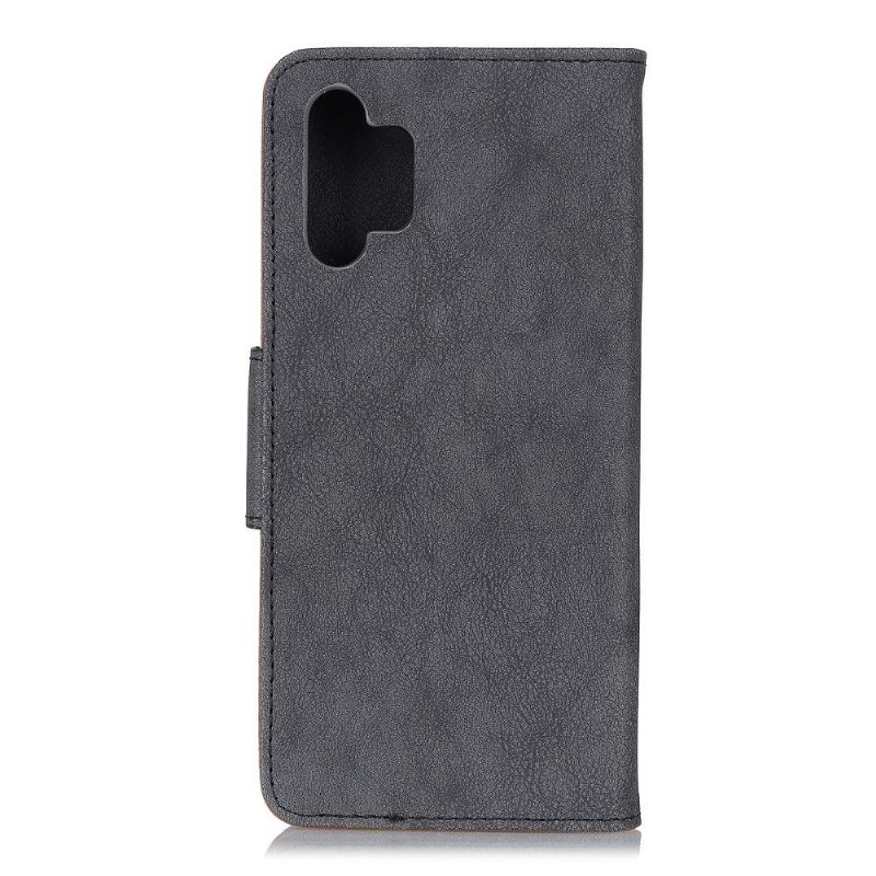 Case voor Samsung Galaxy A32 4G Edouard In Vintage Kunstleer