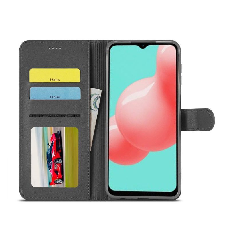 Flip Case voor Samsung Galaxy A32 4G Portemonnee Leren Lc.imeeke Leereffect