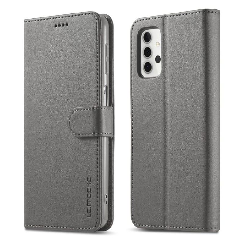 Flip Case voor Samsung Galaxy A32 4G Portemonnee Leren Lc.imeeke Leereffect