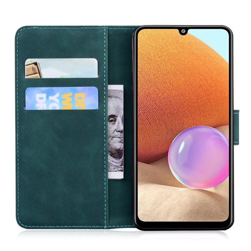 Folio-hoesje voor Samsung Galaxy A32 4G Bescherming Hoesje Kleurrijke Vlinderbescherming