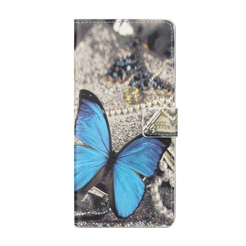 Folio-hoesje voor Samsung Galaxy A32 4G Blauwe Vlinders