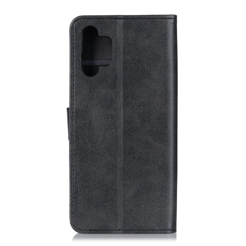 Folio-hoesje voor Samsung Galaxy A32 4G Marius Mat Leereffect