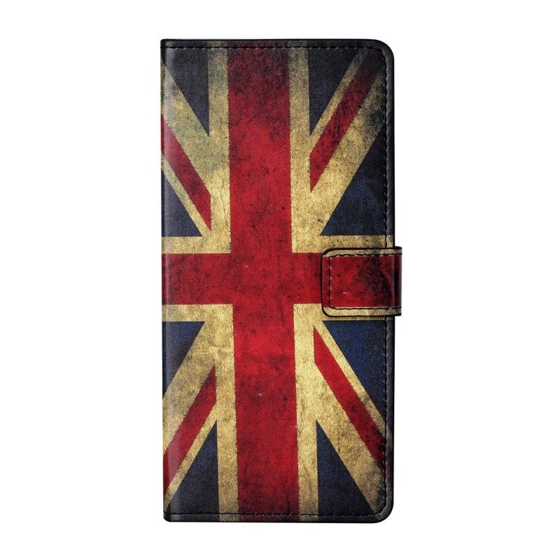 Folio-hoesje voor Samsung Galaxy A32 4G Vintage Engelse Vlag