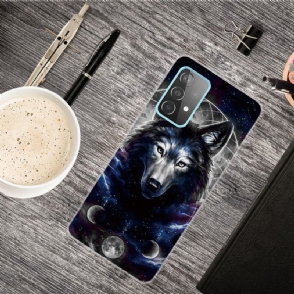 Hoesje voor Samsung Galaxy A32 4G Anti-fall Siliconen Wolf