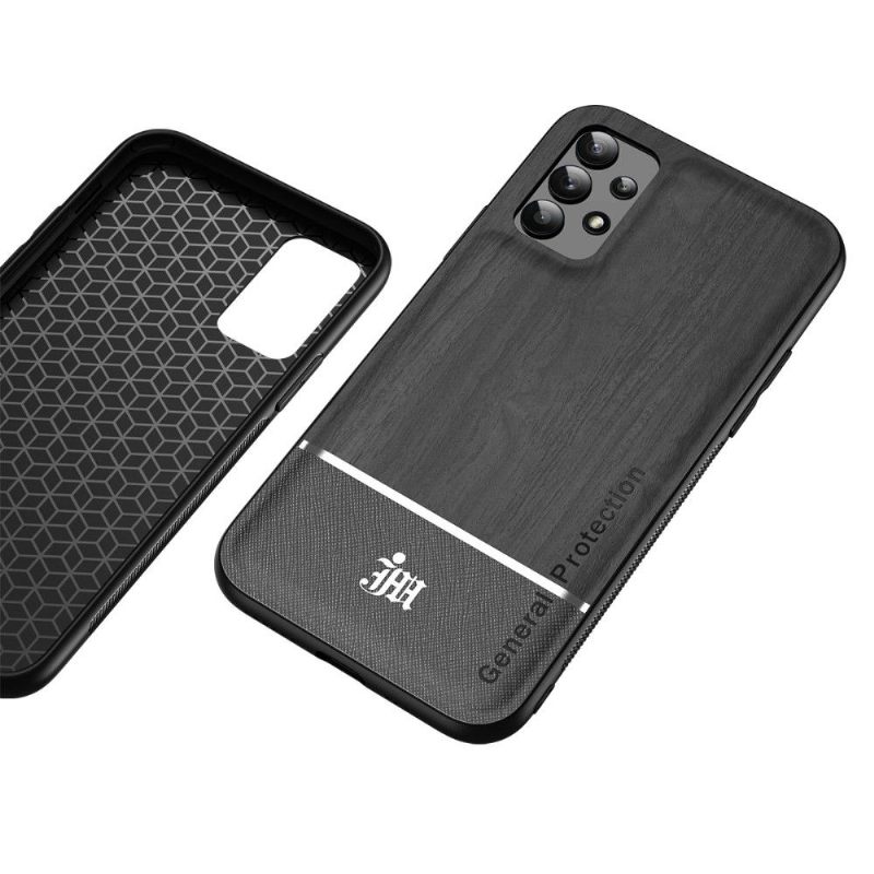 Hoesje voor Samsung Galaxy A32 4G Chique Stijl Hout