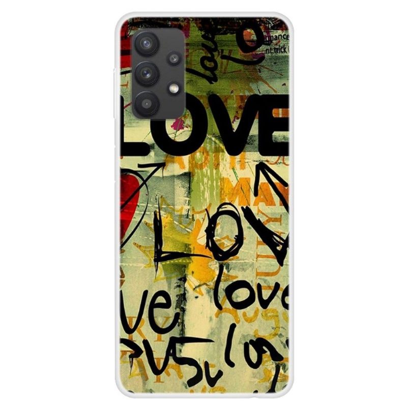 Hoesje voor Samsung Galaxy A32 4G Liefde Liefde Liefde