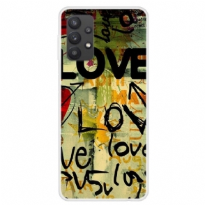 Hoesje voor Samsung Galaxy A32 4G Liefde Liefde Liefde