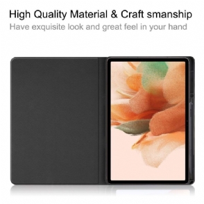 Folio-hoesje voor Samsung Galaxy Tab S7 FE Retro Kunstleer