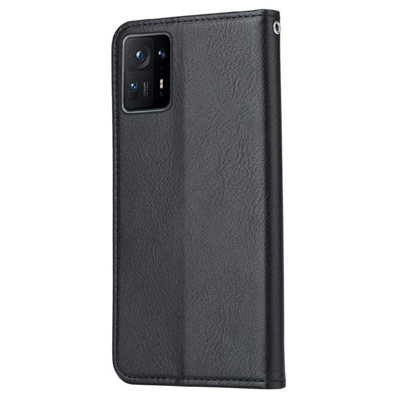 Folio-hoesje voor Xiaomi Mix 4 Leren Effect Stand Case