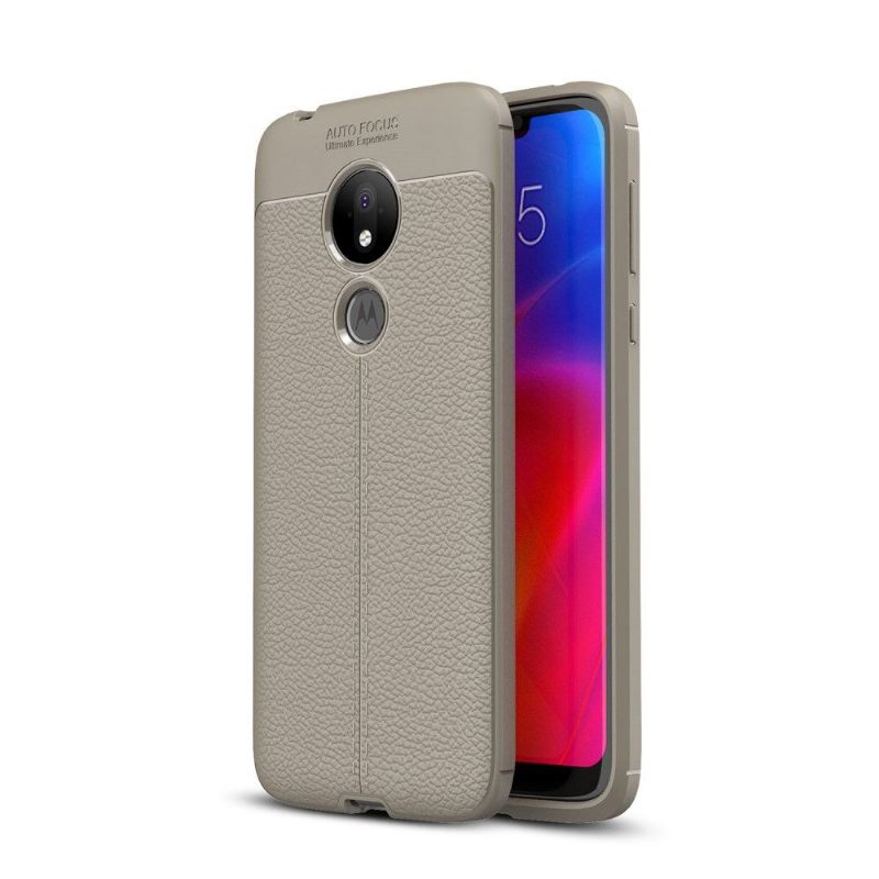 Hoesje voor Motorola Moto G7 Power Anti-fall Afwerkingsgel Van Kunstleer