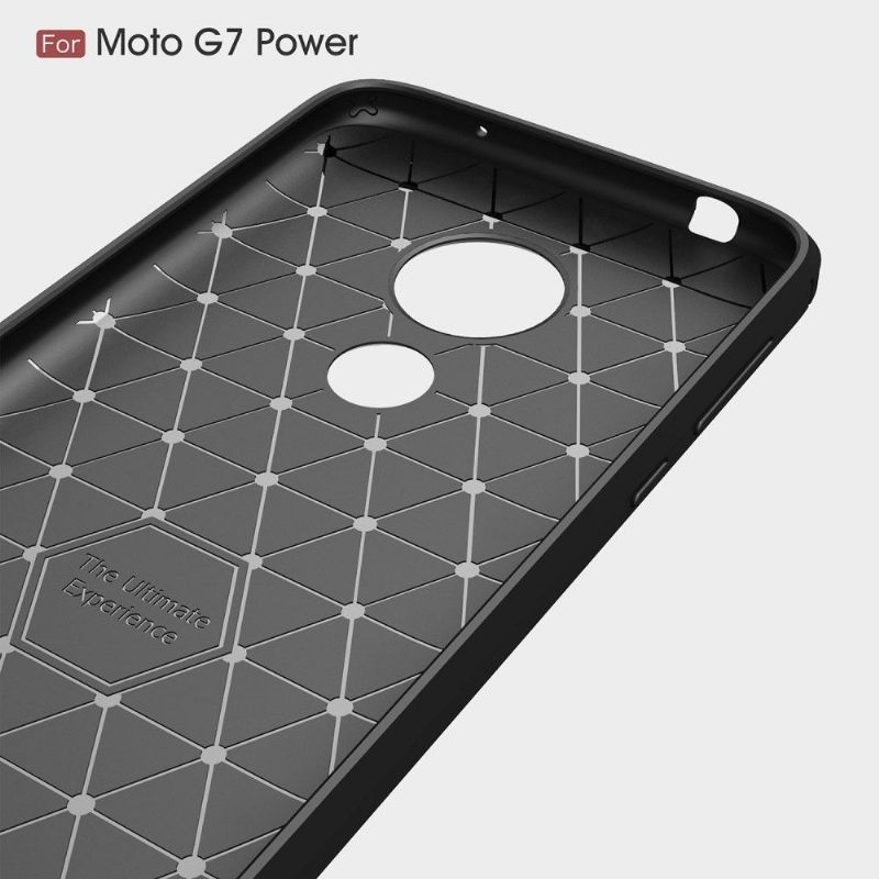 Hoesje voor Motorola Moto G7 Power Koolborstel Gel