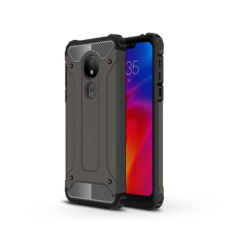 Telefoonhoesje voor Motorola Moto G7 Power Bescherming Hybride Pantserwacht