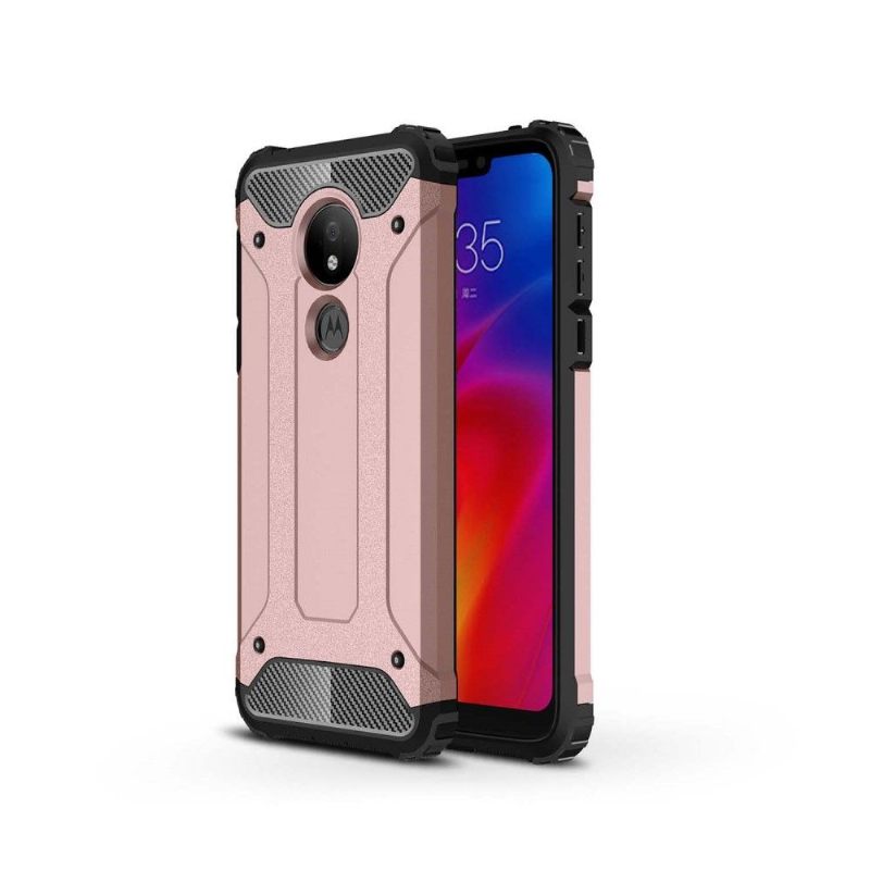 Telefoonhoesje voor Motorola Moto G7 Power Bescherming Hybride Pantserwacht