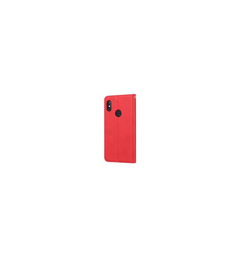 Folio-hoesje voor Xiaomi Mi A2 Lite Leren Stand Case