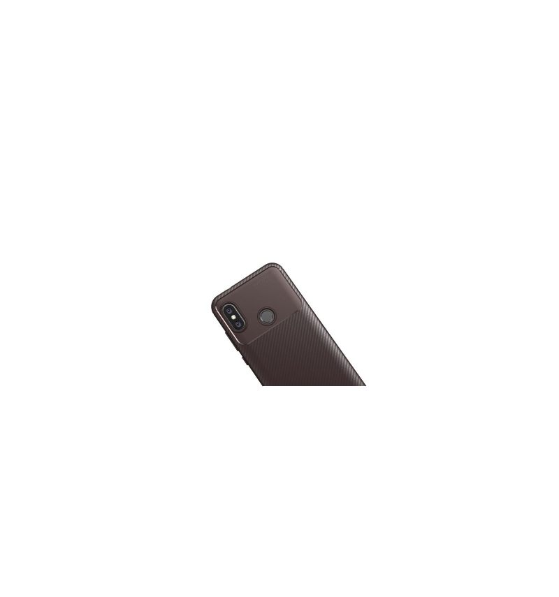 Hoesje voor Xiaomi Mi A2 Lite Karbon Classy - Bruin