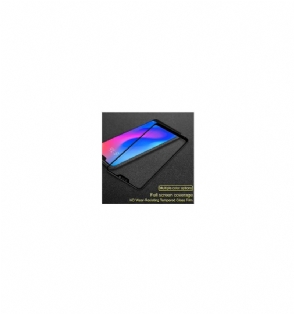 Xiaomi Mi A2 Lite - Schermbeschermer Van Gehard Glas Op Ware Grootte - Zwart