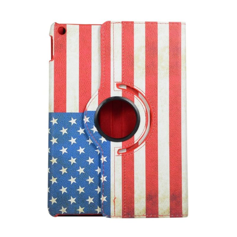 iPad 10.2 - Retro Hoesje Met Amerikaanse Vlag