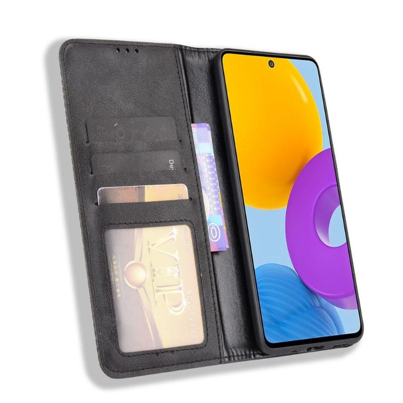 Cover voor Samsung Galaxy M52 5G Leer In Cirénius-stijl