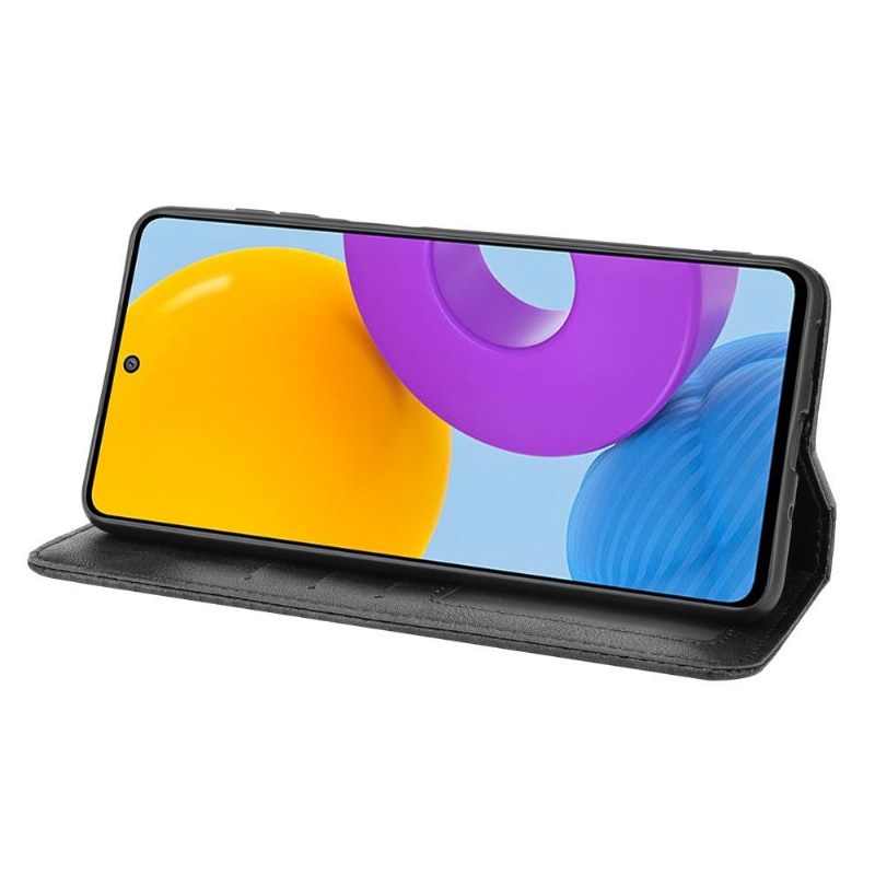 Cover voor Samsung Galaxy M52 5G Leer In Cirénius-stijl