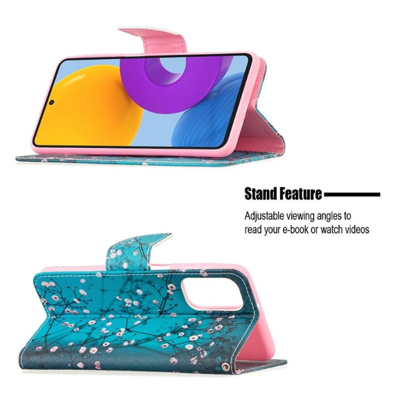 Folio-hoesje voor Samsung Galaxy M52 5G Bloeiende Takken