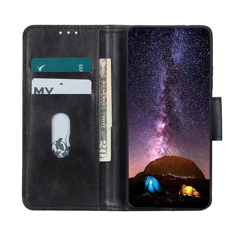 Folio-hoesje voor Samsung Galaxy M52 5G Faux Leather Folio Stand Functie