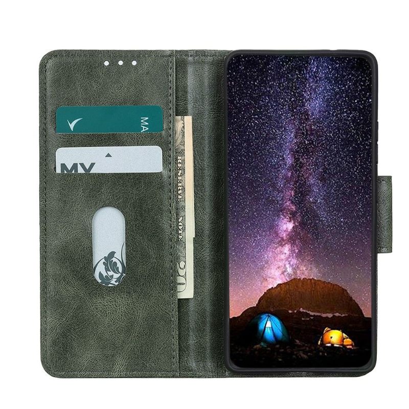 Folio-hoesje voor Samsung Galaxy M52 5G Faux Leather Folio Stand Functie