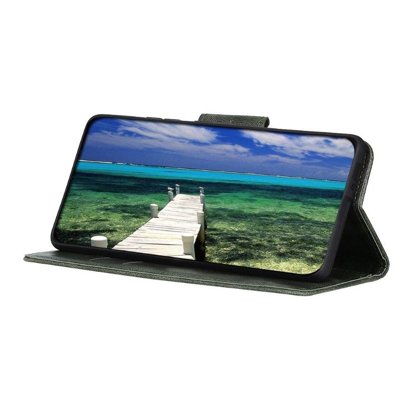 Folio-hoesje voor Samsung Galaxy M52 5G Faux Leather Folio Stand Functie