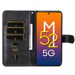 Folio-hoesje voor Samsung Galaxy M52 5G Portemonnee Elena Portemonnee