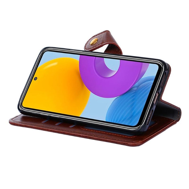 Folio-hoesje voor Samsung Galaxy M52 5G Portemonnee Van Imitatieleer