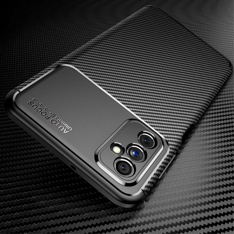 Hoesje voor Samsung Galaxy M52 5G Koolstofvezelstyling