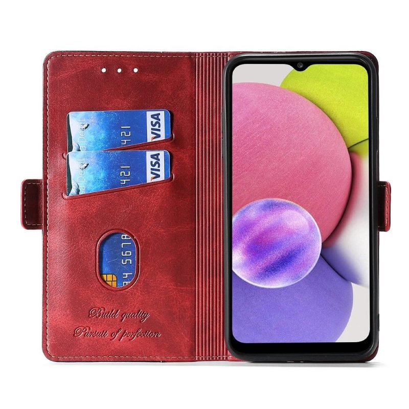 Leren Hoesje voor Samsung Galaxy M52 5G Bescherming Keyunfei Kunstleer Bicolor