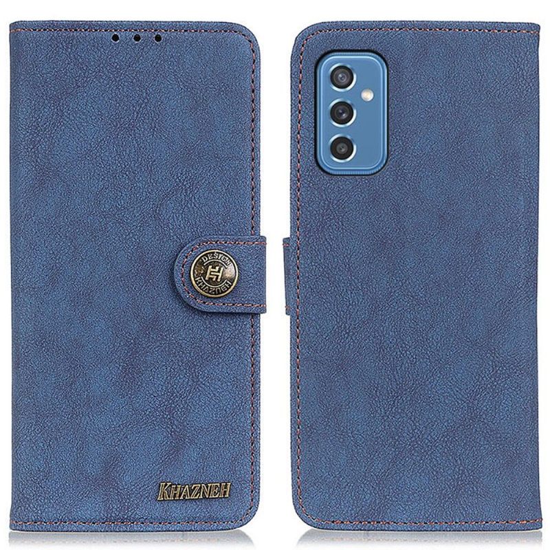 Leren Hoesje voor Samsung Galaxy M52 5G Bescherming Khazneh Retro Leereffect