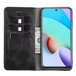 Leren Hoesje voor Samsung Galaxy M52 5G Folio-hoesje Flip Faux Lederen Kaarthouder