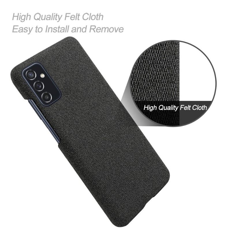 Telefoonhoesje voor Samsung Galaxy M52 5G Stoffen Bekleding