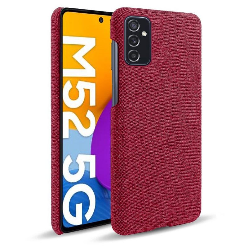 Telefoonhoesje voor Samsung Galaxy M52 5G Stoffen Bekleding