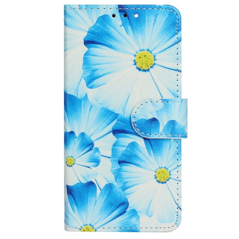 Folio-hoesje voor iPhone 14 Bloemen