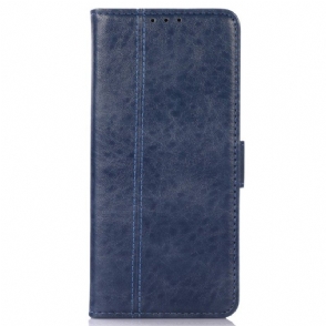 Folio-hoesje voor iPhone 14 Discreet Kunstleer