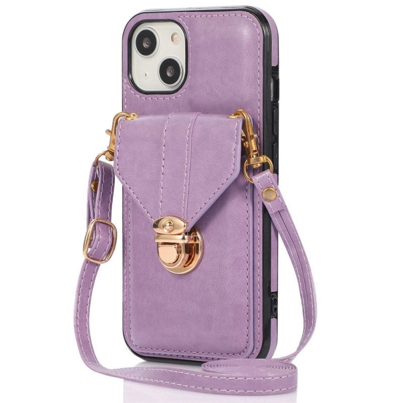 Hoesje voor iPhone 14 Portemonnee Crossbody-portemonnee