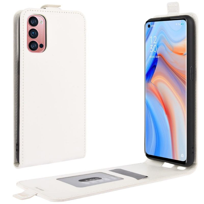 Folio-hoesje voor Oppo Reno 4 Pro 5G Kunstleer Verticaal