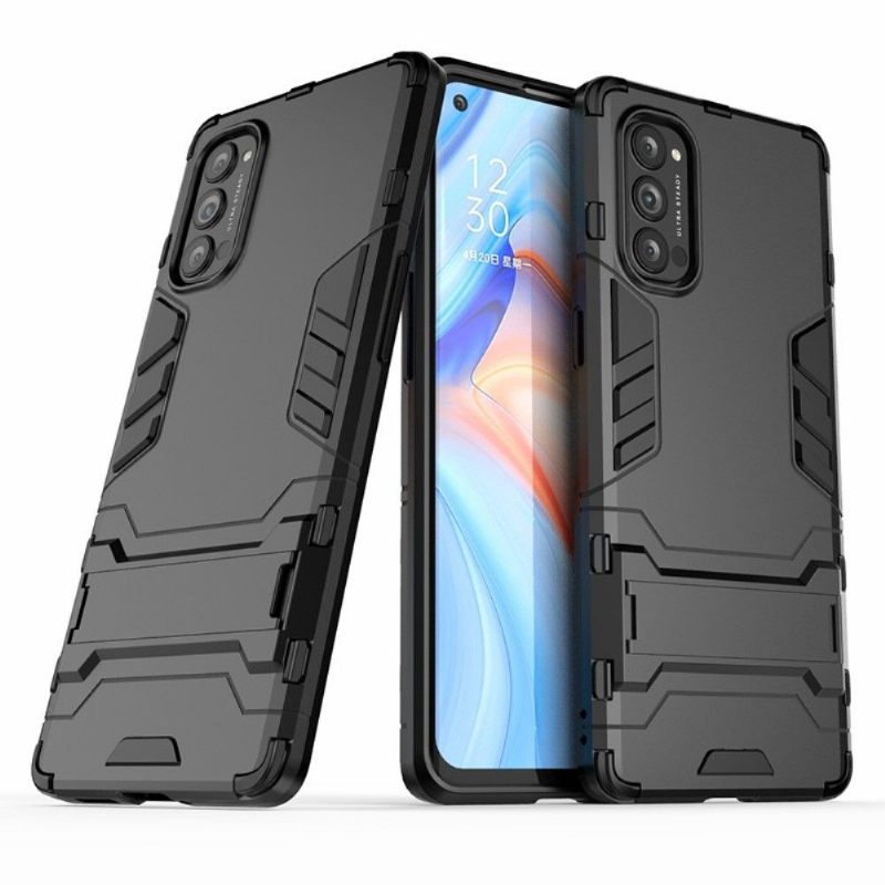 Hoesje voor Oppo Reno 4 Pro 5G Cool Guard Schokbestendig Met Geïntegreerde Standaard