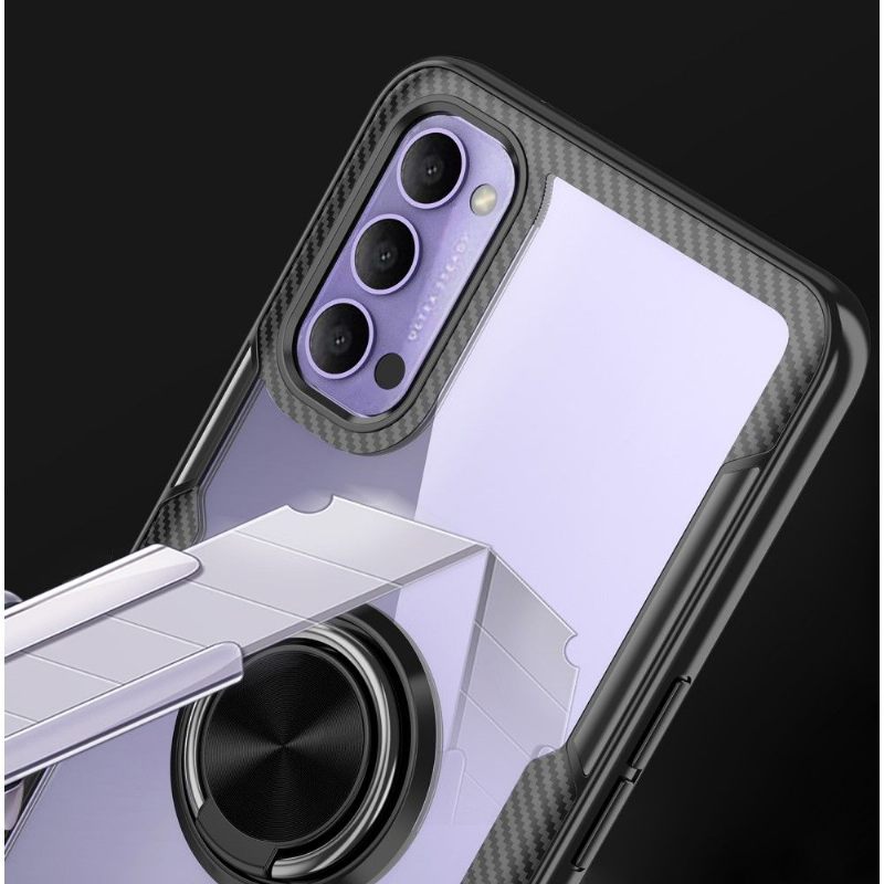 Telefoonhoesje voor Oppo Reno 4 Pro 5G Bescherming Transparante Vinger