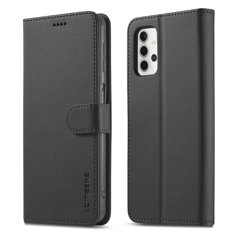 Cover voor Samsung Galaxy A32 5G Folio-hoesje Ledereffect Lc.imeeke