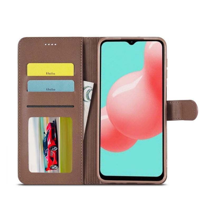 Cover voor Samsung Galaxy A32 5G Folio-hoesje Ledereffect Lc.imeeke