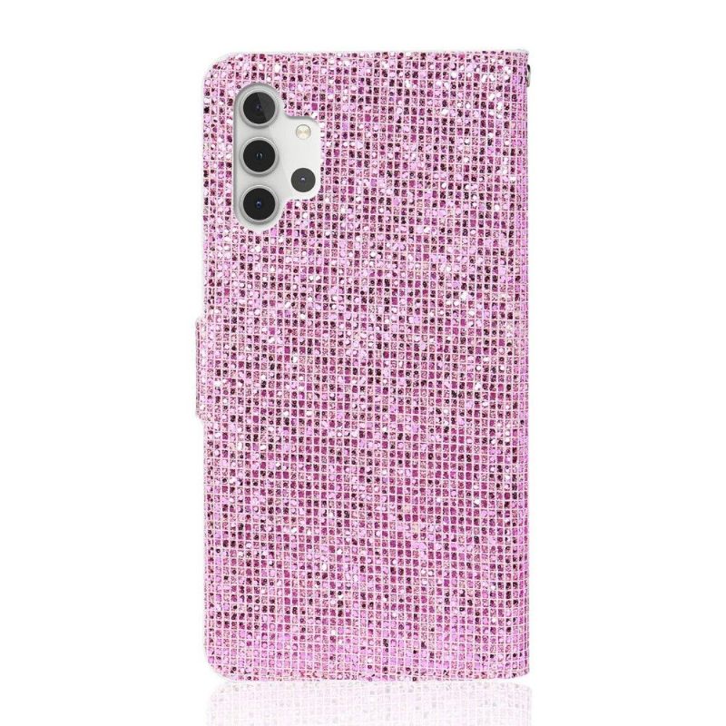 Folio-hoesje voor Samsung Galaxy A32 5G Glitterkaarthouder