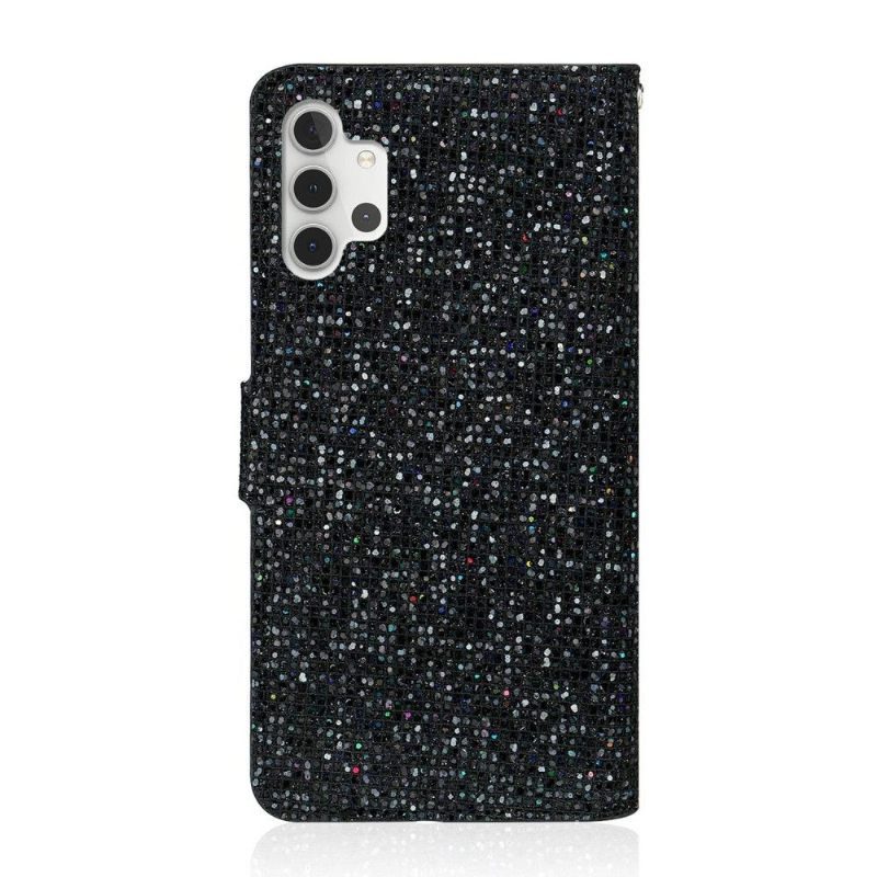 Folio-hoesje voor Samsung Galaxy A32 5G Glitterkaarthouder